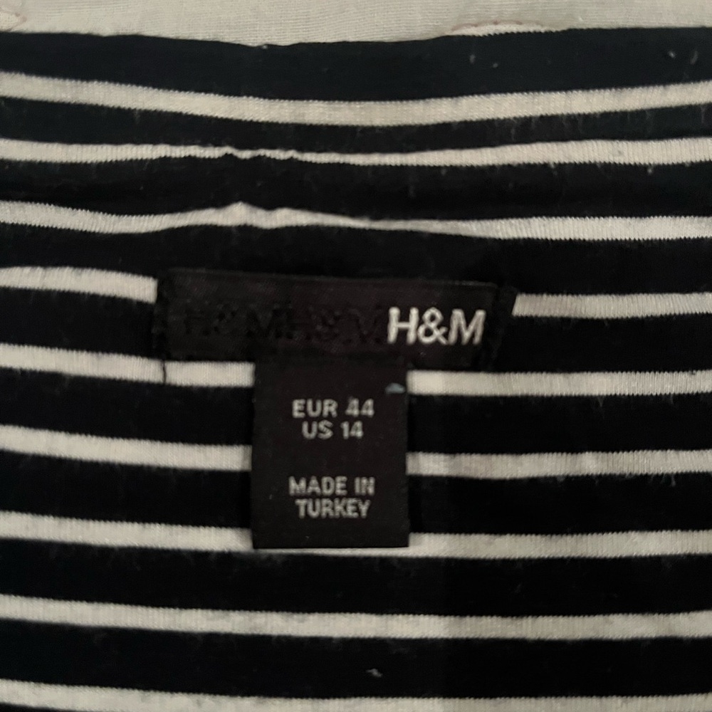 Striped Stretch Skirt - Size 14 - EUC